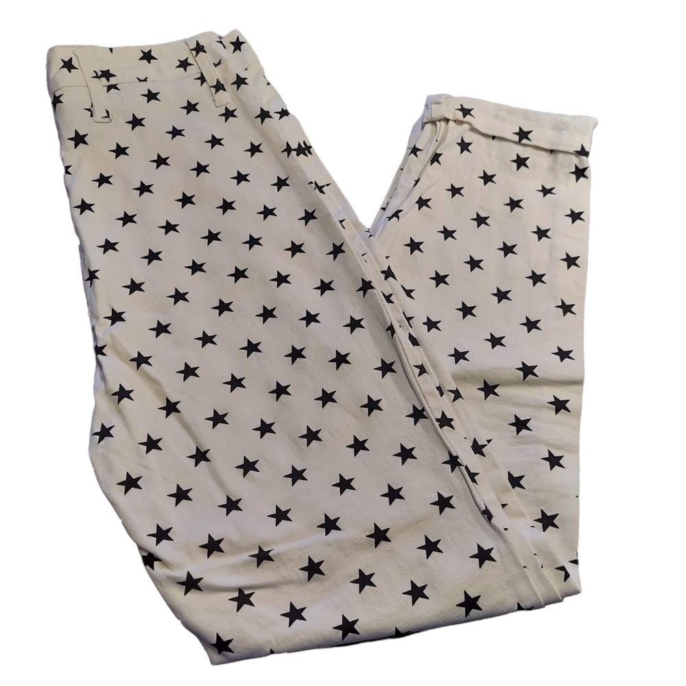 Cafe La Vie Skinny Starred Pants